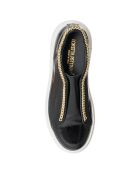 Sneakers en Cuir Naplak noir/doré