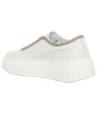 Weiße Sneakers aus Naplakleder