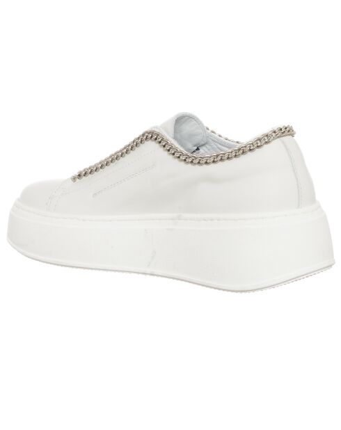 Weiße Sneakers aus Naplakleder