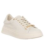 Sneakers en Cuir Grega écrues