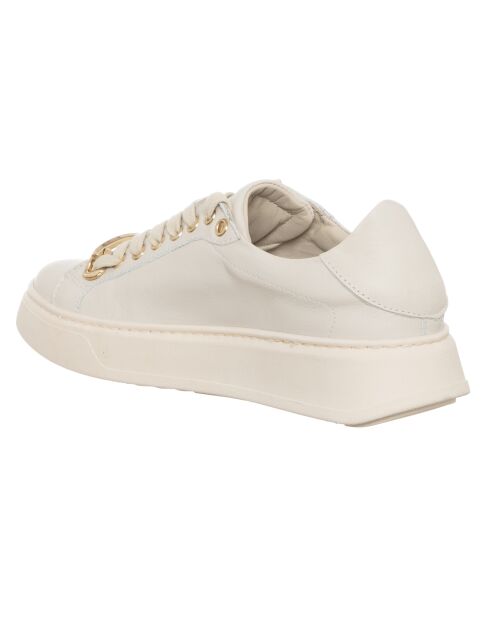 Sneakers en Cuir Grega écrues