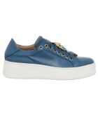 Sneakers en Cuir Osta bleu/blanc
