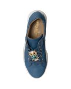 Sneakers en Cuir Osta bleu/blanc