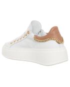 Wit/beige leren sneakers van Odena