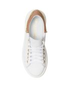 Wit/beige leren sneakers van Odena