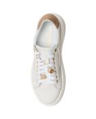 Sneakers en Cuir Odena blanc/platine