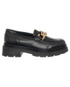 Mocassins en Cuir Naplak noirs - Talon 4.5 cm