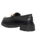 Mocassins en Cuir Naplak noirs - Talon 4.5 cm