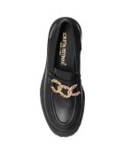 Mocassins en Cuir Iena noirs - Talon 4.5 cm