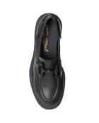Mocassins en Cuir Isea noirs - Talon 4.5 cm