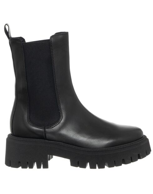 Chelsea Boots en Cuir Wena noires