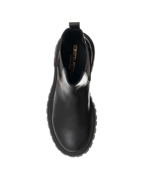 Chelsea Boots en Cuir Wena noires