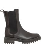 Chelsea Boots en Cuir Phono noires