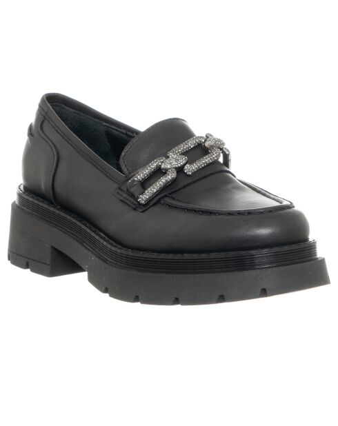 Mocassins en Cuir Urba noirs