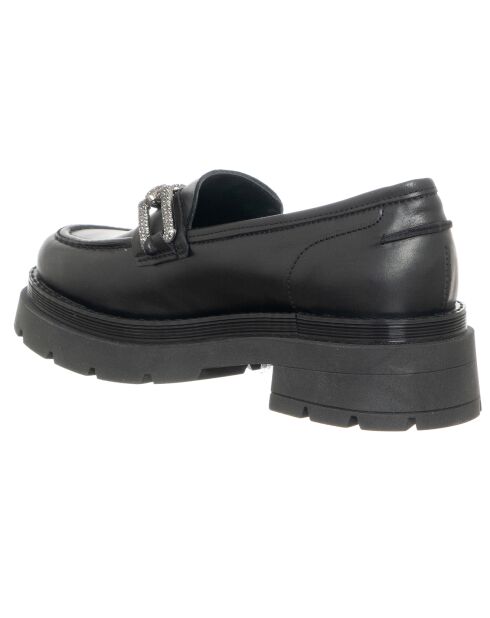 Mocassins en Cuir Urba noirs