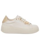 Sneakers en Cuir Pace blanc/platine