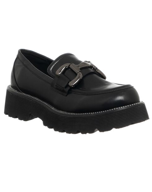 Mocassins en Cuir Ebana noirs