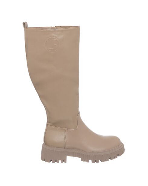 Stivali beige Panea