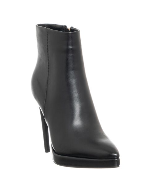 Bottines Deno noires - Talon 11.5 cm