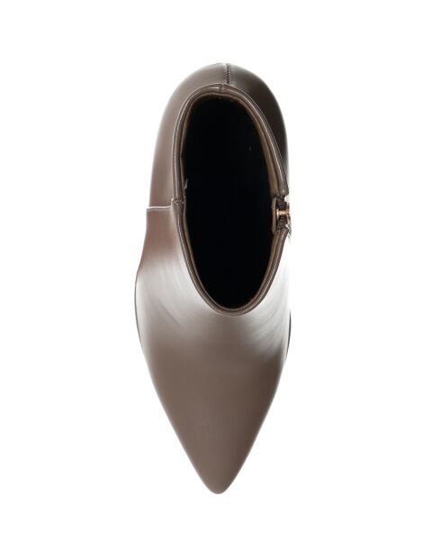Bottines Deno marron - Talon 11.5 cm