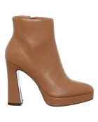 Bottines Ebea camel - Talon 11.5 cm