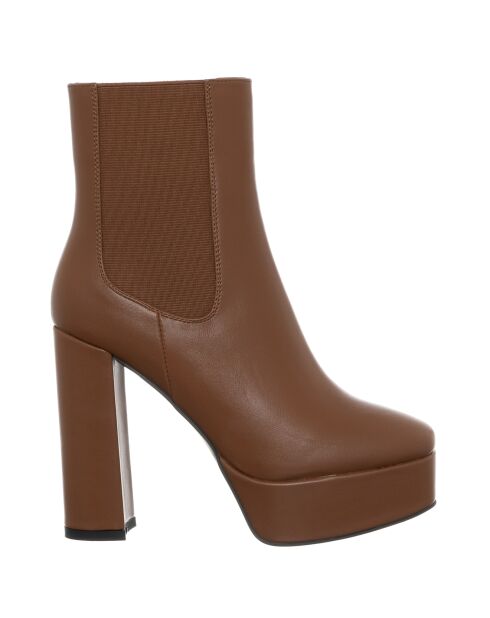 Bottines Rita marron - Talon 12 cm
