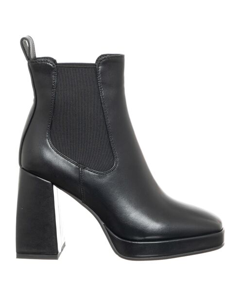 Bottines Mina noires - Talon 10 cm