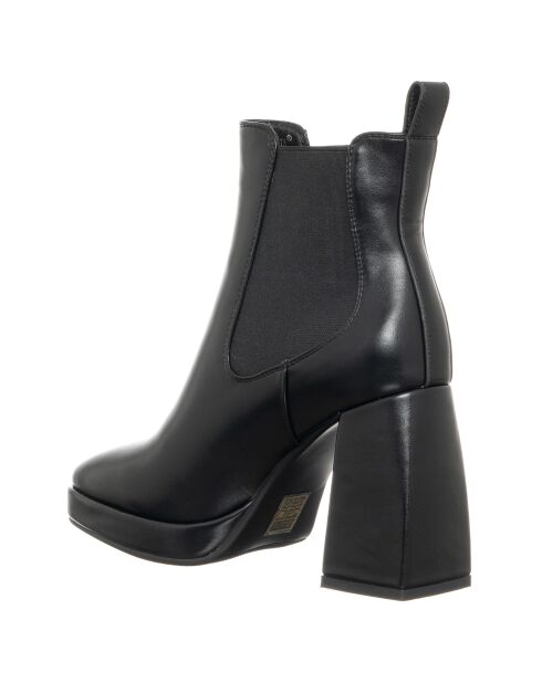 Bottines Mina noires - Talon 10 cm