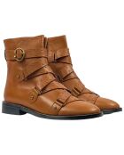 Bottines en Cuir Carter marron