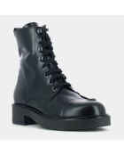 Boots en Cuir Dicker noires