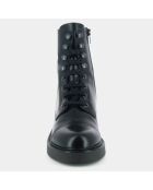 Boots en Cuir Dicker noires