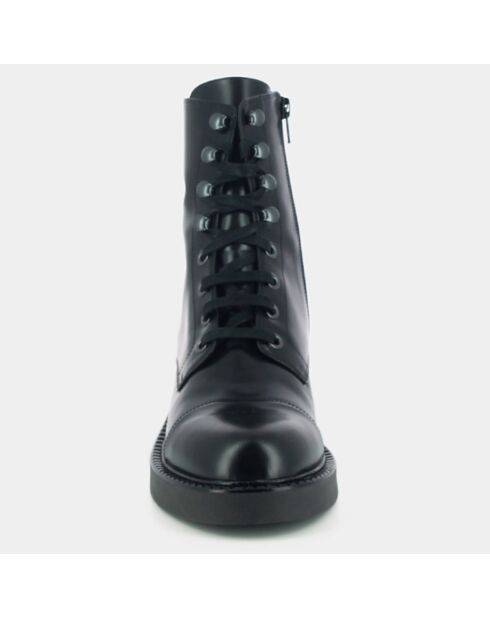 Boots en Cuir Dicker noires