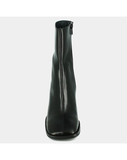 Bottines en Cuir Donali noires - Talon 7.5 cm