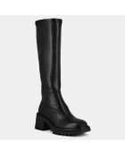 Bottes Dovus noires - Talon 6.5 cm