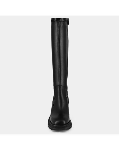 Bottes Dovus noires - Talon 6.5 cm