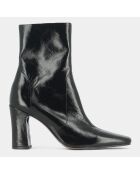 Bottines en Cuir Dulip noires - Talon 9 cm