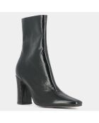 Bottines en Cuir Dulip noires - Talon 9 cm