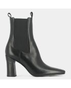 Chelsea boots en Cuir Dulle noires - Talon 9 cm