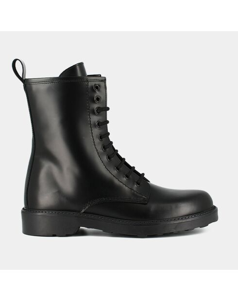 Boots en Cuir Rubenio noires