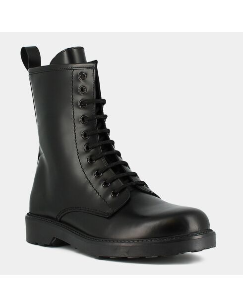Boots en Cuir Rubenio noires