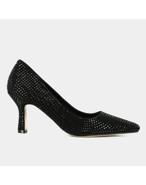 Escarpins en Cuir Midou noirs - Talon 7 cm
