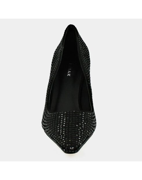 Escarpins en Cuir Midou noirs - Talon 7 cm