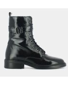 Boots en Cuir Caleb noires