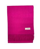 Echarpe en Laine & Cachemire Pekin fushia