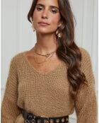 Robe Pull Juliette camel
