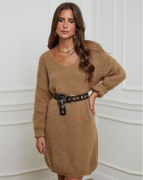 Robe Pull Juliette camel