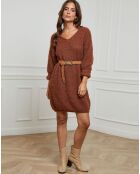 Robe Pull Juliette tabac