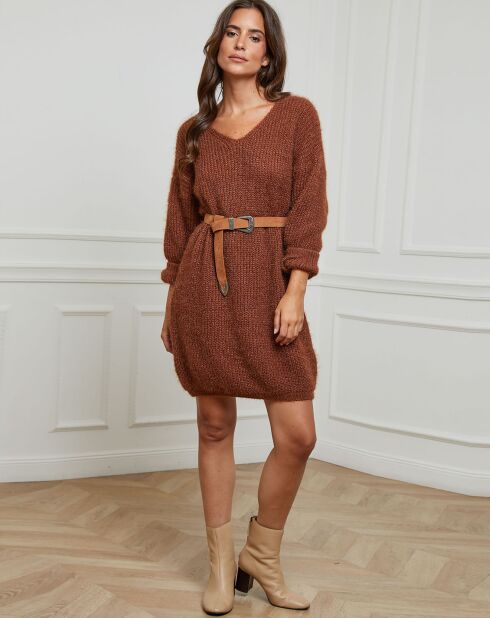 Robe Pull Juliette tabac