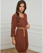 Robe Pull Juliette tabac