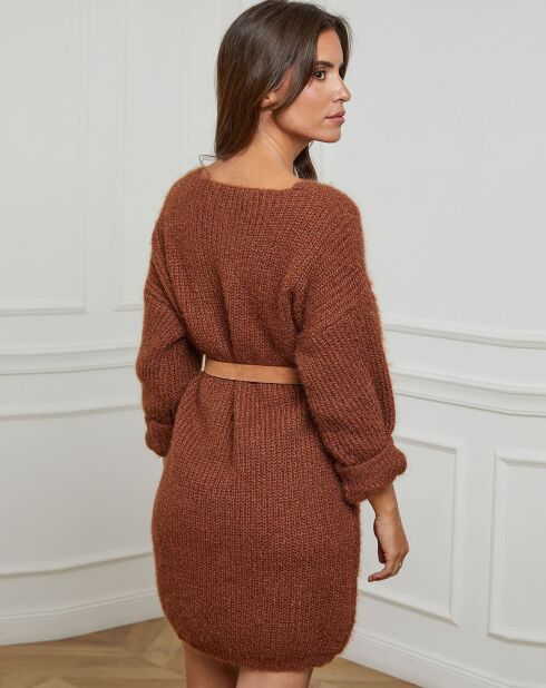 Robe Pull Juliette tabac